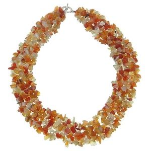 😀 3 for $20 New Agate Gemstone Chip Necklace